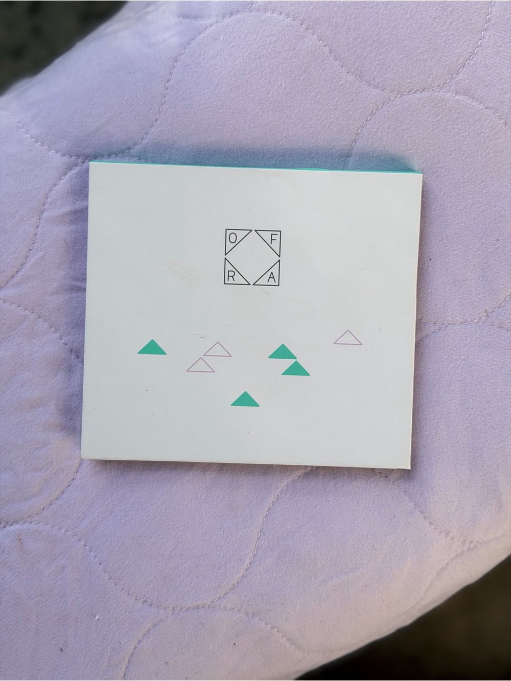 OFRA Good To Go Palette in White with Teal and Lavender Accents